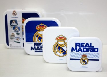 Real Madrid Set 4 Sandwicheras PC ANTERIOR 5,95€