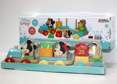 Tren Disney Madera 14 Piezas 36 cm