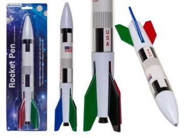 Bolígrafo GIGANTE Cohete 4 Colores x 4 30 CMS (PC ANTERIOR 1,95€)