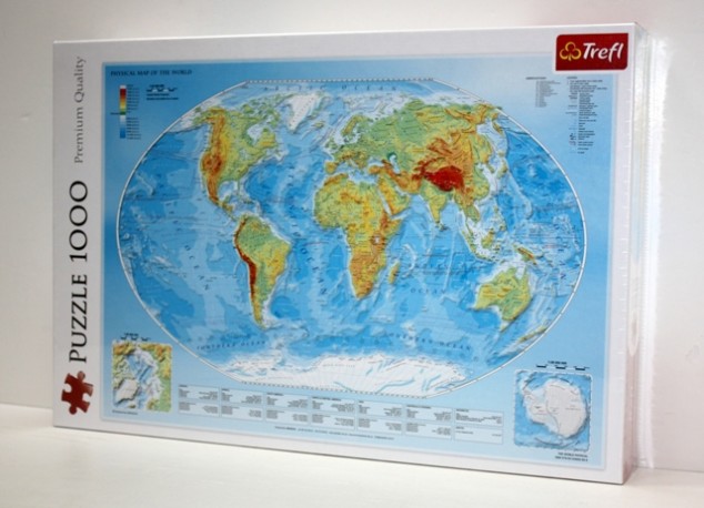 Trelf Puzzle Mapa del Mundo 1000 Piezas