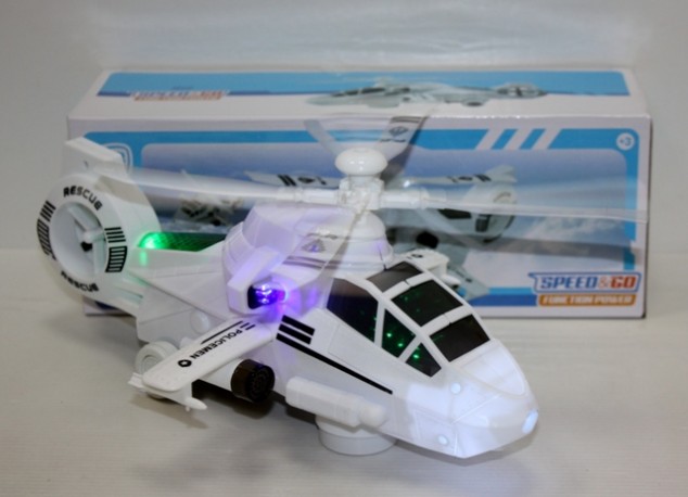 Helicóptero Salvaobstáculos Luz y Sonido