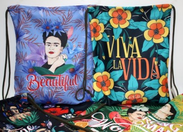 Frida Kalho Bolsa Mochila 52 cm x 6 (PC ANTERIOR 5,95€)