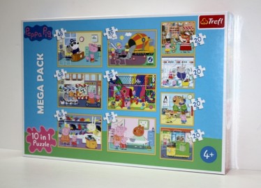 Trelf Puzzle Peppa Pig 10 en 1