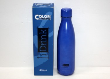 Botella I Drink Termo 500 Ml Cambiacolor Azul