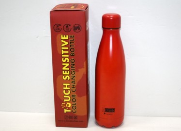 Botella I Drink Termo 500 Ml Cambiacolor Rojo