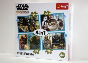 Trelf Puzzle Mandalorian 4 en 1