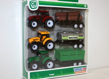 Set 3 Tractores Granja
