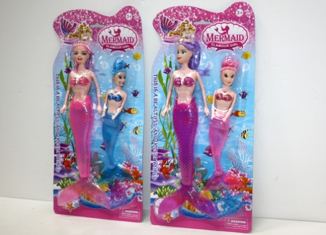 Set de 2 Sirenitas 30cm x 2
