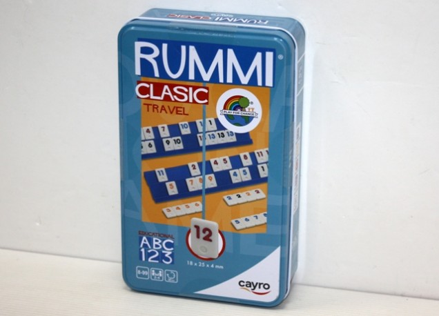 Cayro Rummy Clasic Pequeno en Caja Metal