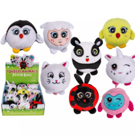 Animales Bola Squeeze x 12