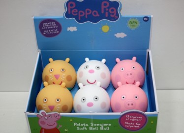 Peppa Pig Infancia Sonajero 3D x 3