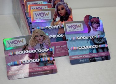 Wow Generation Pulseras Mensajes (Expositor de 12)