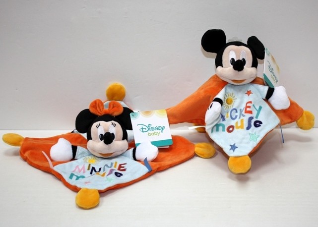Disney Doudou Mickey/Minnie x 4