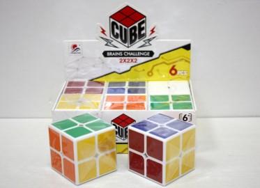 Cubo Tipo Rubick 2x2x2 Liso x 6