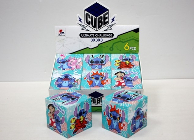 Cubo Tipo Rubick 3x3x3 Stitch  x 6