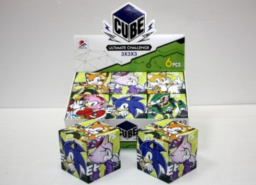 Cubo Tipo Rubick 3x3x3 Sonic x 6