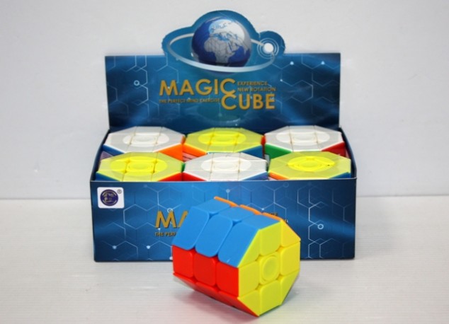Cubo Tipo Rubick Octogonal Liso x 6