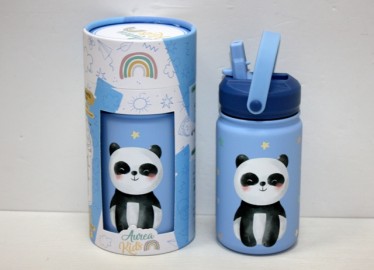 Botella Acero Panda 330 Ml