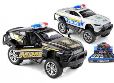 Coche Metal Policia 2 Modelos x 12