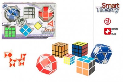 Caja 6 Cubos Tipo Rubick Surtidos