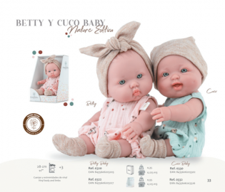 Muñeca Betty Baby Nature 30cm en Caja x 2