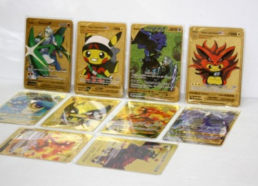 Carta Metal Oro Pokemon (60 Modelos Nuevos)