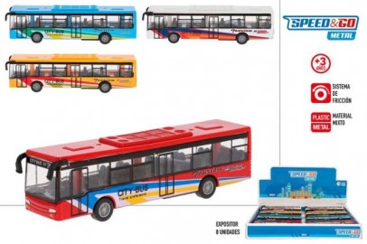 Autobus Metal Ciudad 15cm x 8