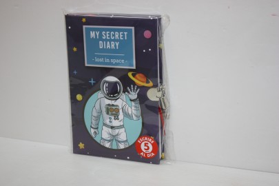 Diario Secreto con Candado Astronauta