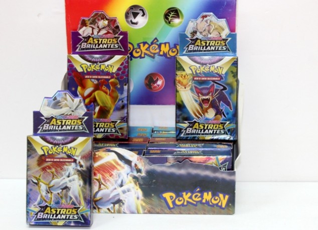 Barajas Cartas Pokemon 28 +1 Astros Brillantes x 20