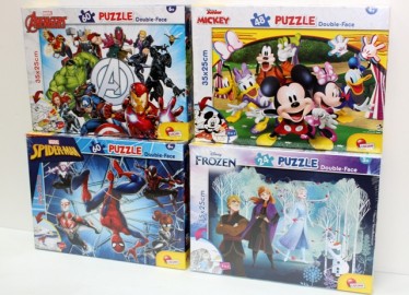 Puzzle Disney Doble Cara x 4 2 EN 1