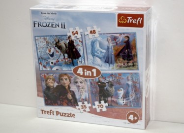 Trelf Puzzle 4 en 1 Frozen