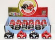 Coche Metal Kinsmart Little Beetle Police x 12