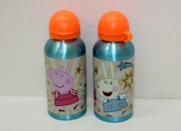 Peppa  Pig Botella Aluminio Azul 400Ml