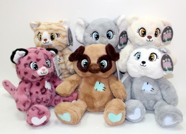 Peluche Lovely Friends Parche 35 cm x 6  0 Meses