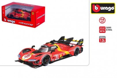 Coche Burago 1/24 Ferrari 499P Lemans