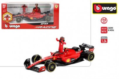 NOVIEMBRE Coche Burago 1/24 Ferrari F1 Carlos Sanz