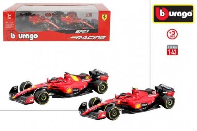 NOVIEMBRE Set 2 Coches Burago Ferrari F1 1/43