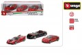 Set 3 Coches Burago Ferrari 1/43