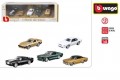 Set 5 Coches Burago Multimarca 1/64