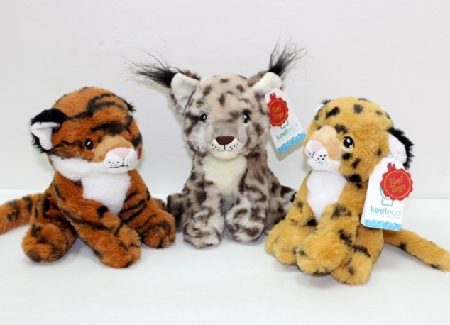 Peluche Felinos Keel Toys 20cm x 3