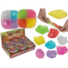 Slime Glitter 4 Colores para Moldear x 12