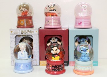 Bola Nieve Cristal Disney 10cm x 6