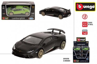 Lamborghini Huracán Burago 1:43 x 6 (Expositor de 12)