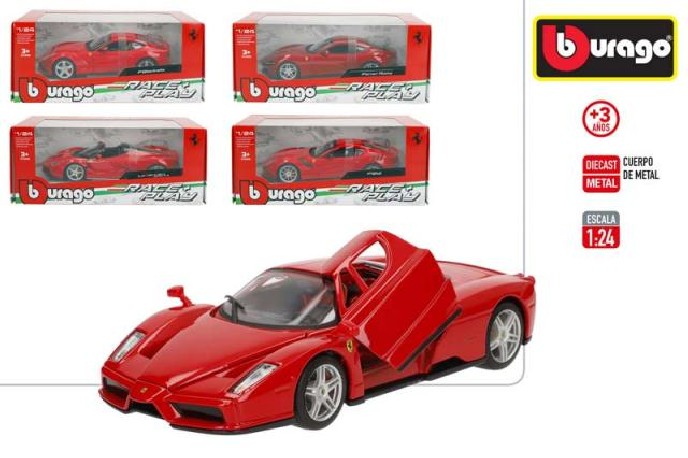 Coche Ferrari Burago Surtido 1:24 x 6