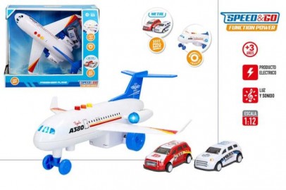 Avión Infantil Luz y Sonido Grande