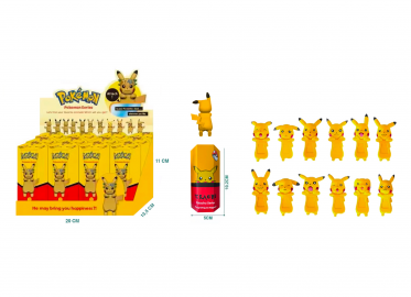 Pikachu Figura para Pegar x 12