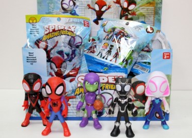 Sobre Sorpresa Spiderman y Amigos Tamaño Grande x 24