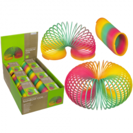 Muelle Espiral Arcoiris Grande 12cm x 6