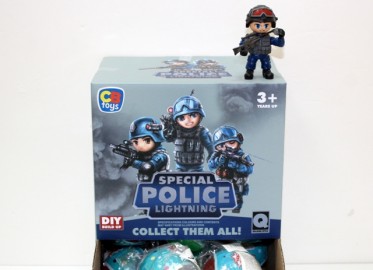 Muñeco Policia en Bola x 24