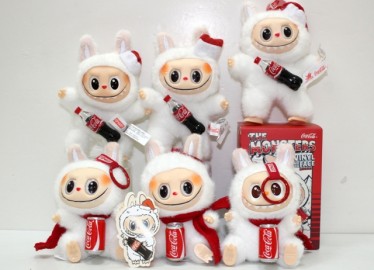 Peluche Labubu Coca Cola x 6